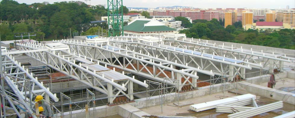 Roof Truss at NTU